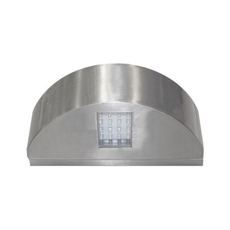 Wall mounted Aluminum 2side semicircle lighting fitting 7005 40led IP54 satin body cool white