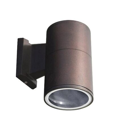 Wall mounted Aluminum Cilindrical Up Φ108mm lighting fitting 9044 E27 IP44 grained rust