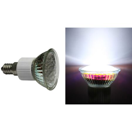 LED ΛΑΜΠΑ Ε14 24LED 1.4W 230V ΨΥΧΡΟ 6200Κ