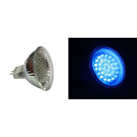 Led PAR16 32Led 12VDC 2,0W 45° Blue