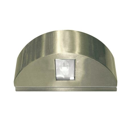 Wall mounted Aluminum 2side semicircle lighting fitting 7056 G9 IP54 antique brass body