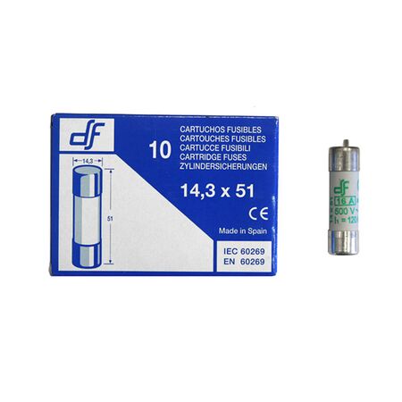 ΦΥΣΙΓΓΙΑ ΚΥΛΙΝΔΡΙΚΑ 14x51mm ΜΕ ΕΠΙΚΡΟΥΣΤΗΡΑ 16Α aM DF