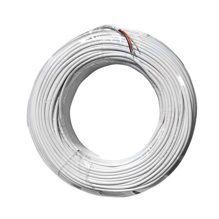 ΚΑΛΩΔΙΟ ΣΥΝΑΓΕΡΜΟΥ ΧΩΡΙΣ ΘΩΡΑΚΙΣΗ 4x0.30mm ΠΟΛΥΚΛΩΝΟ ΛΕΥΚΟ