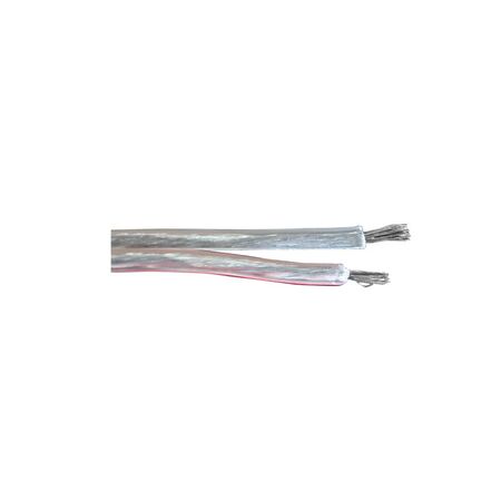 Speaker cable transparent type 2x1mm²