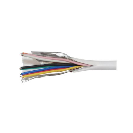 ΚΑΛΩΔΙΟ ΣΥΝΑΓΕΡΜΟΥ ΜΕ ΘΩΡΑΚΙΣΗ 8x0.30mm ΠΟΛΥΚΛΩΝΟ ΛΕΥΚΟ