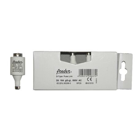 Fuse link DII E27 10A gG-gL freder