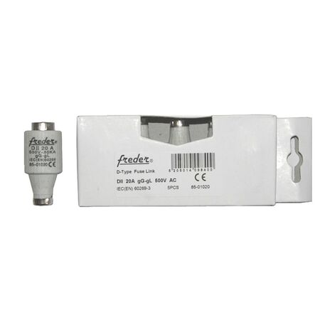 Fuse link DII E27 20A gG-gL freder