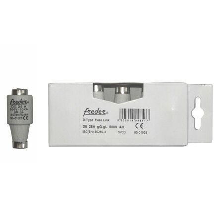 Fuse link DII E27 25A gG-gL freder