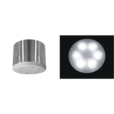 Led Fitting DA18W Satin 6x3W With Driver 45° Cool White