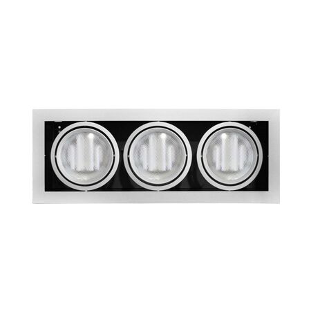 Recessed Downlight fixture AR111 3x50w (WL-F13) silver