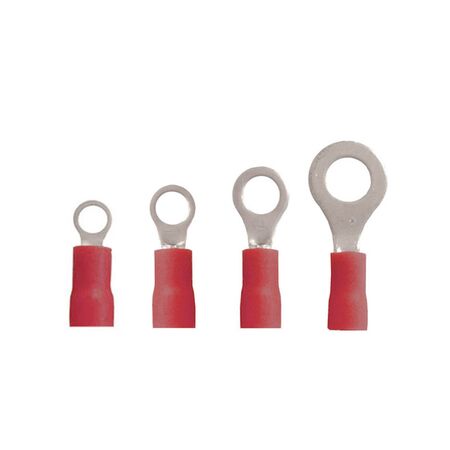 Insulated Ring Cable Lug Terminal RV1-3 red