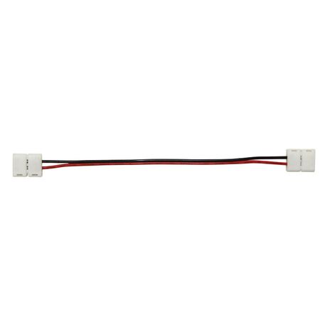 ΜΟΥΦΑ ΜΕ ΚΑΛΩΔΙΟ ΓΙΑ ΤΑΙΝΙA LED SMD ΜΟΝΟΧΡΩΜΗ 8mm
