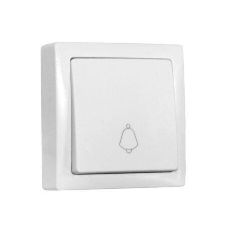 Wallmounted DoorBell Push Button IP20 10A 230V White