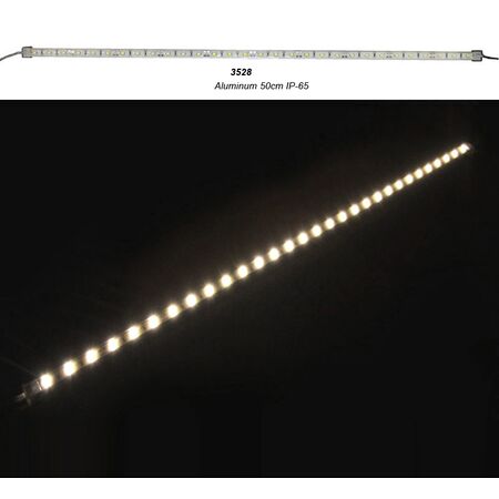 Led SMD Strip Aluminum mini Bar IP65 50cm DC12V warm white