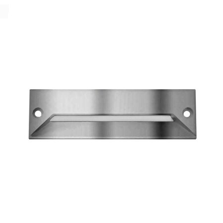 Alluminum Frame with shade nickel for Rectangular recessed lighting fitting 9802 frosted glass
