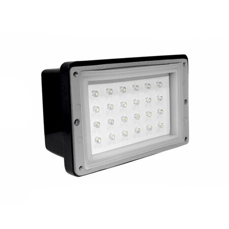 Alluminium body of Recessed Rectrangular big lighting fitting 9674 IP54 24led cool white