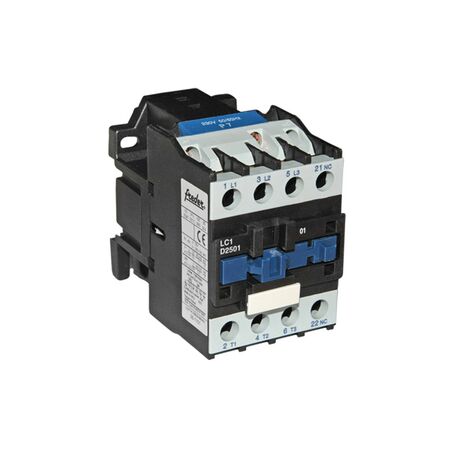 Contactor with coil 11KW 25AC3 with 1NC contact