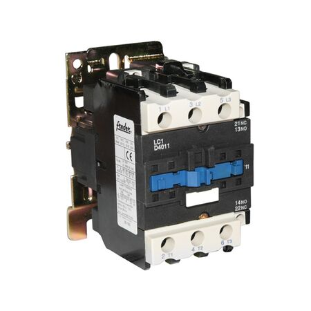 Contactor with coil 18.5KW 40AC3 with 1NO+1NC contacts