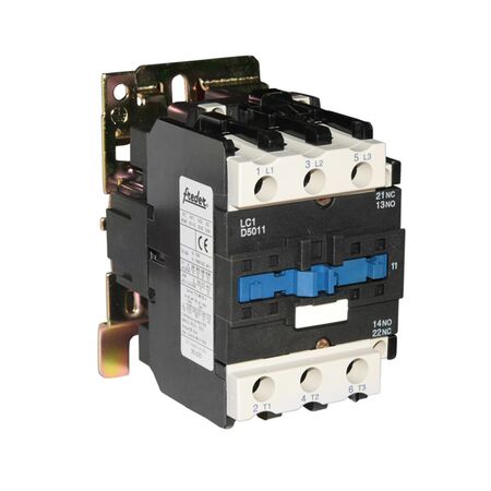 Contactor with coil 22KW 50AC3 with 1NO+1NC contacts