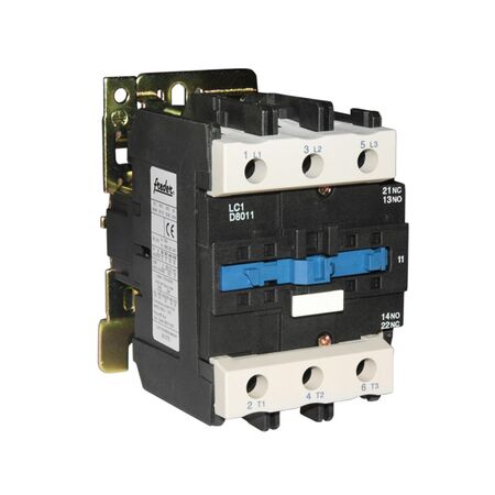 Contactor with coil 37KW 80AC3 with 1NO+1NC contacts