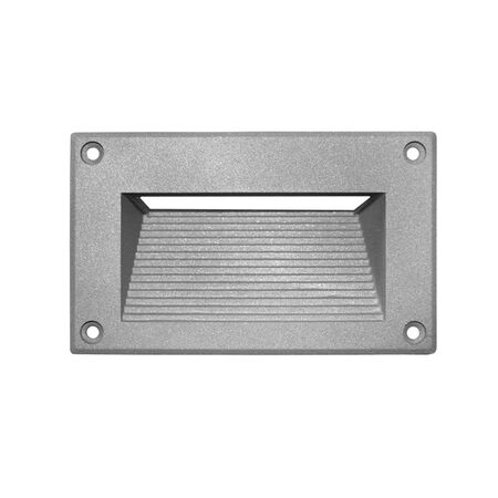 Alluminium Frame for body of Recessed Rectrangular Indirect lighting fitting 5295 silver