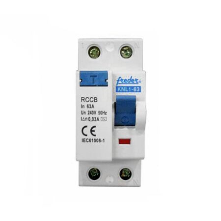 Earth Leakage Relay Switch 1module 2P 63A 30mA