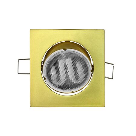 Recessed Spot light Square WL-158 Adjustable Aluminum MR16 (gold perl)KG-P