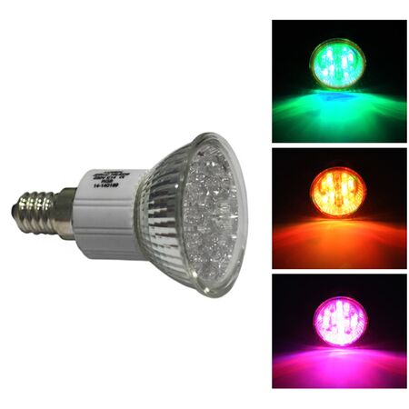 Led Lamp E14 24LED 230V 0,8W 30° RGB