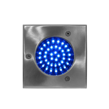 ΦΩΤΙΣΤΙΚΟ INOX316 ΔΑΠΕΔΟΥ ΤΕΤΡΑΓΩΝΑ 33LED 6W ΚΑΘΕΤΑ ΜΠΛΕ