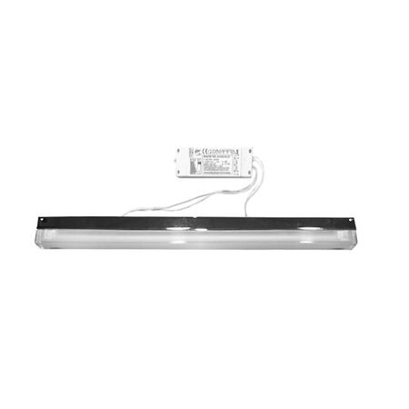 Metal lighting fitting T2 13W chrome 6400K