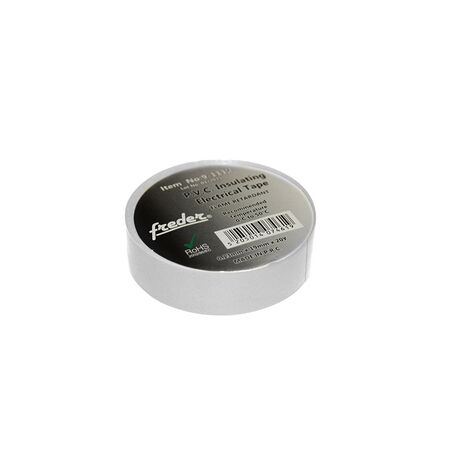 PVC tape flame resistant 0.13x19x20y white