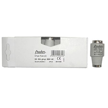 Fuse link DIII E33 63A gG-gL freder