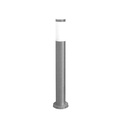 Ground Pillar Inox Lighting Fitting h45cm Φ75 E27 IP44 satin