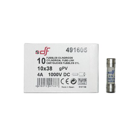 ΦΥΣΙΓΓΙΑ ΚΥΛΙΝΔΡΙΚΑ 10x38mm 4Α 1000VDC gR DF