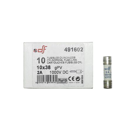 ΦΥΣΙΓΓΙΑ ΚΥΛΙΝΔΡΙΚΑ 10x38mm 2Α 1000VDC gR DF