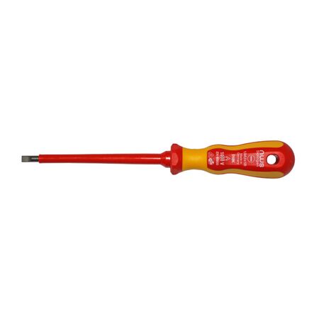 Screwdriver 1000V flathead for slotted screws 1X5.5X125 yellow