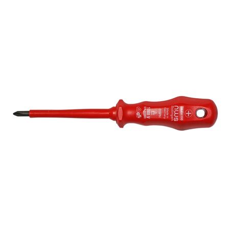 Screwdriver 1000V for Phillips screws (PH) Νο2 100mm red