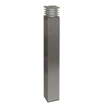 Ground Pillar Aluminum Square with shades without base Lighting Fitting D110mm 7233-1000 E27 IP44 satin