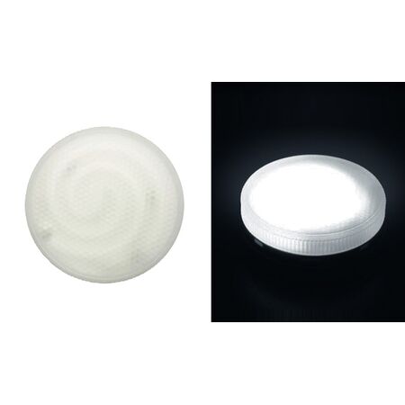 Energy saving lamp GX53 glass cover 240V 9W 6400K