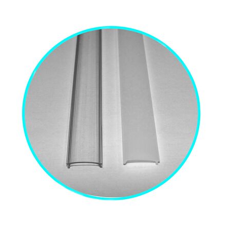 Cover transparent 1m for aluminum led profile wide 30-580/30-0580