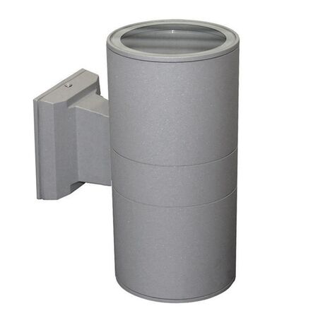 Wall mounted Aluminum Cilindrical Up-Down Φ108mm lighting fitting 9047 E27 IP44 grey