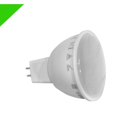 LED SMD MR16 5W 12VAC/DC 105° ΠΡΑΣΙΝΟ