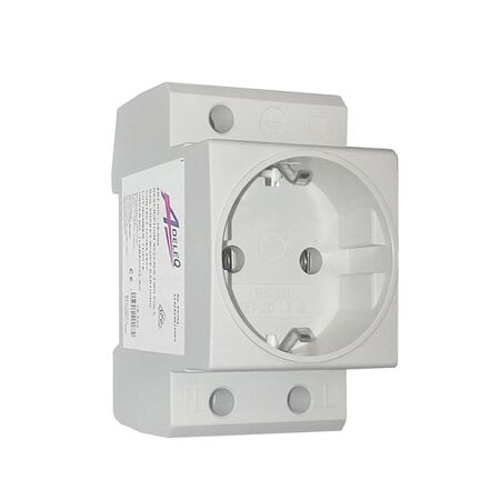 Schuko Socket for rail, 16Α 250V