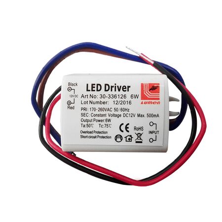 ΤΡΟΦΟΔΟΤΙΚΟ ΠΛΑΣΤΙΚΟ ΓΙΑ ΤΑΙΝΙΕΣ LED 240V/12VDC 6W