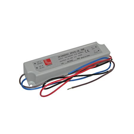 ΤΡΟΦΟΔΟΤΙΚΟ ΣΤΕΓΑΝΟ ΓΙΑ ΤΑΙΝΙΕΣ LED 230V/24VDC 15W IP67
