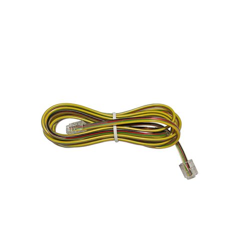 Telephone cord with male 6P4C on both ends 1.5m multicolor