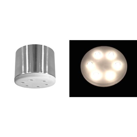 Led Fitting DA18W Satin 6x3W With Driver 60° Warm White