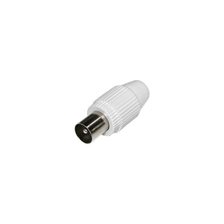 ΦΙΣ ΤΗΛΕΟΡΑΣΗΣ 9.5mm ΑΡΣΕΝΙΚΟ ΛΕΥΚΟ(COAXIAL)