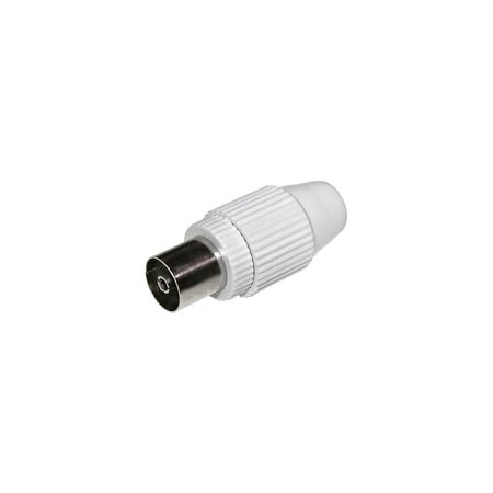 ΦΙΣ ΤΗΛΕΟΡΑΣΗΣ 9.5mm ΘΗΛΥΚΟ ΛΕΥΚΟ(COAXIAL)