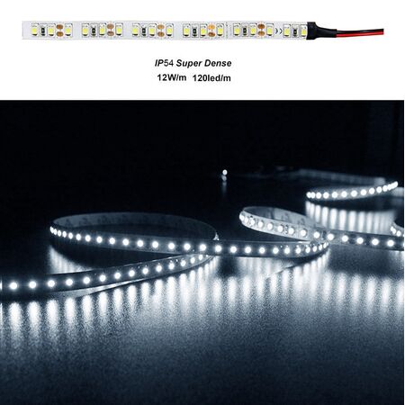 Led Strip Dense White PCB 5m12VDC 120L/m 14,4W/m Cool White IP54